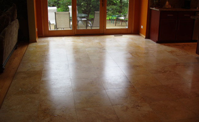 Travertine Floor Cleaning and Restoration 2